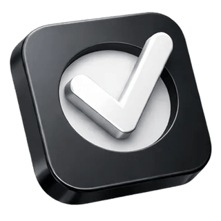 3D checkmark confirmation icon featured on the Torngottest about page